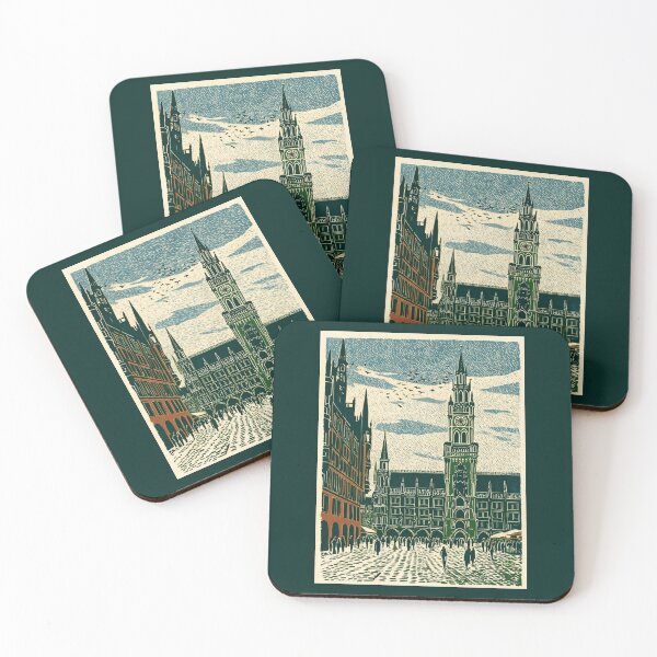 Item preview, A Travel Print of Munich - Germany designed and sold by StudioRedKoala.