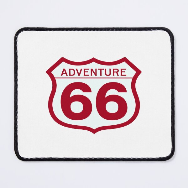 Item preview, Adventure 66 Retro Road Trip Badge – Vintage Highway Travel Sign for Wanderers & Free Spirits designed and sold by Bright Nest Studio.