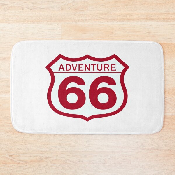 Item preview, Adventure 66 Retro Road Trip Badge – Vintage Highway Travel Sign for Wanderers & Free Spirits designed and sold by Bright Nest Studio.