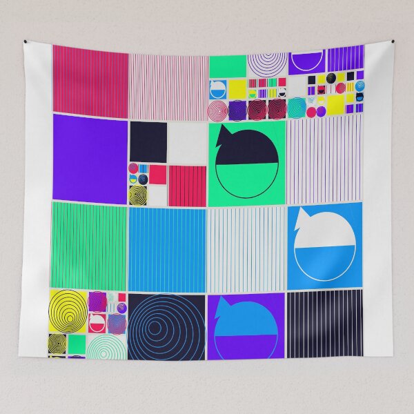 Item preview, Quantum Physics Bauhaus Pattern Design  designed and sold by Codingart9.