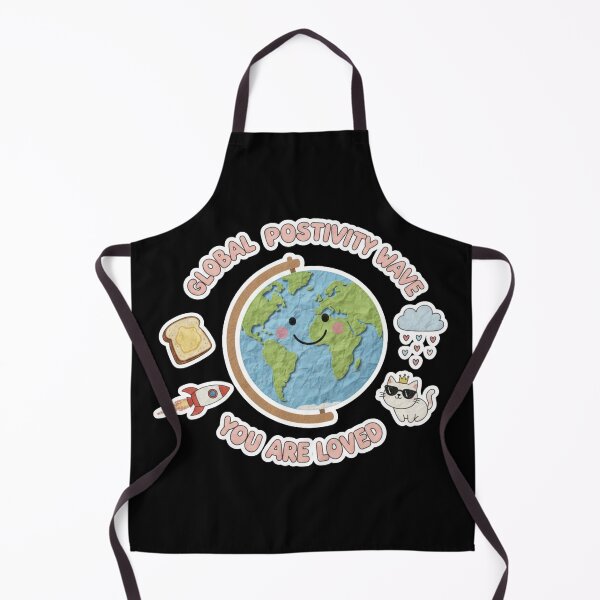 Item preview, Global Positivity Wave Cute Earth Illustration designed and sold by Modavedrake.