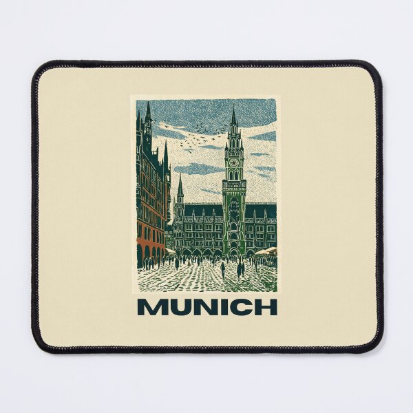 Item preview, A Travel Print of Munich - Germany designed and sold by StudioRedKoala.