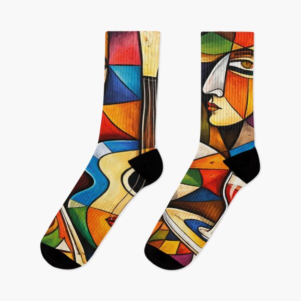 Item preview, Cubist Music Still Life designed and sold by SpicyWind.