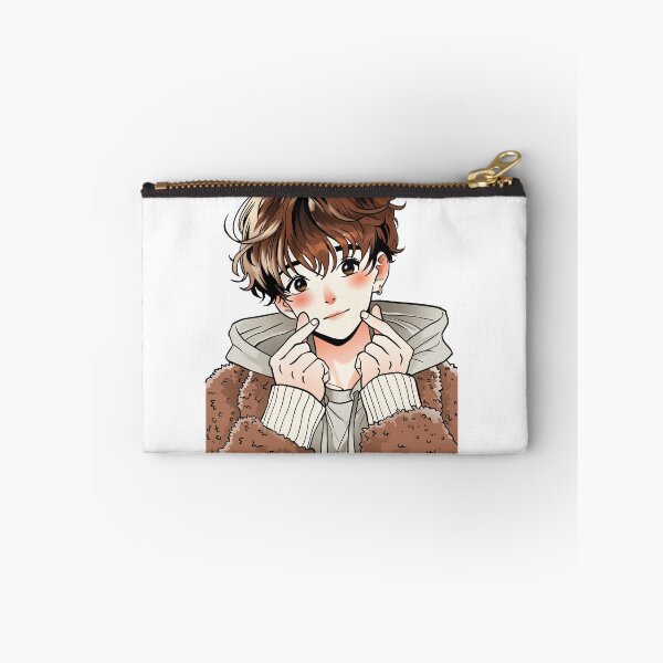 Item preview, Cute Kawaii Anime Boy Heart Sticker designed and sold by Prederico.