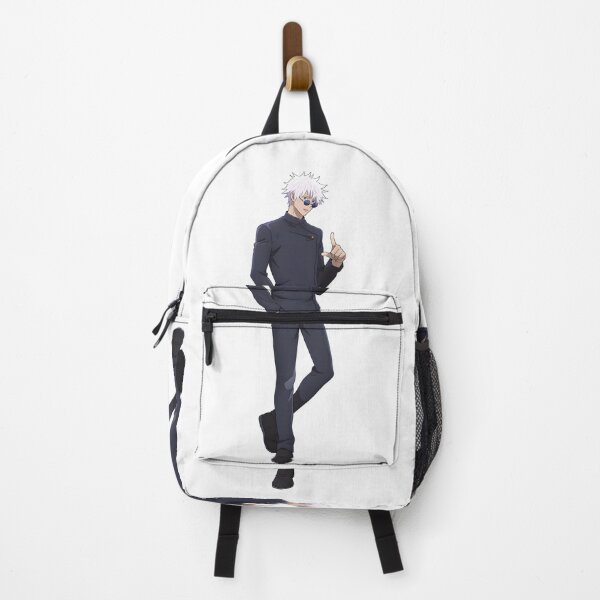 Item preview, Dynamic White‑Haired Anime Sorcerer in Combat Stance designed and sold by lamiarte.