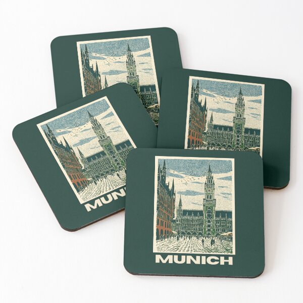 Item preview, A Travel Print of Munich - Germany designed and sold by StudioRedKoala.