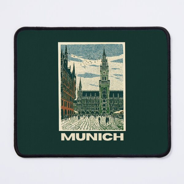 Item preview, A Travel Print of Munich - Germany designed and sold by StudioRedKoala.