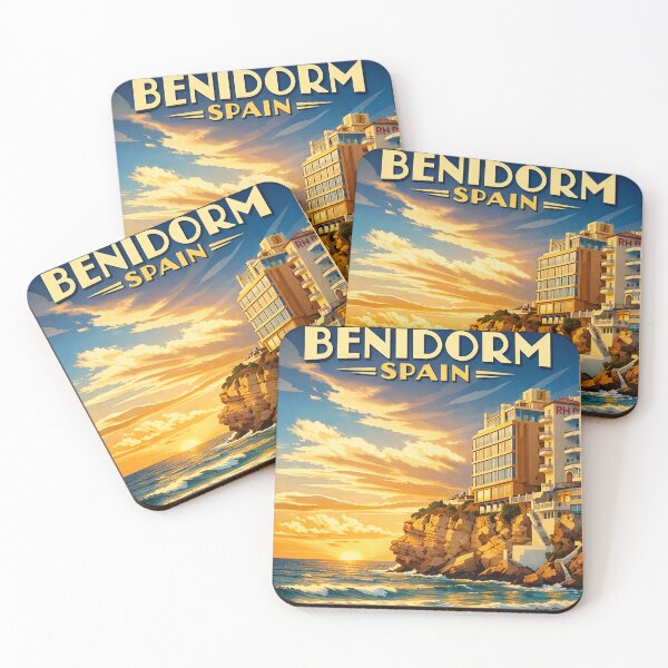Item preview, Benidorm In The Winter Time - Spain designed and sold by The Deco Bureau.
