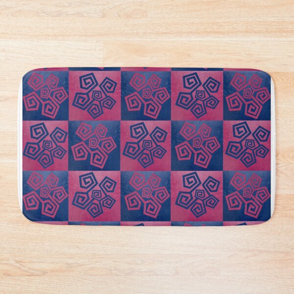 Item preview, Pink Navy Zigzag Geometric Pattern - Dynamic Abstract Design designed and sold by Italian Ink Studio.