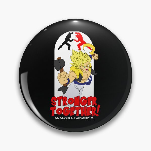 Item preview, Gogeta Stronger Together (Anarcho-Saiyanism) designed and sold by Paul-Vault.