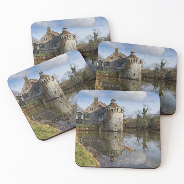 Item preview, Old ruined moated English Castle designed and sold by John Gilham - Landscape Photography.
