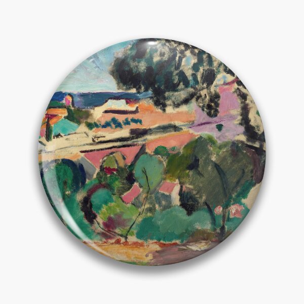 Item preview, Collioure Landscape by Henri Matisse: Fauvist Mediterranean Hillside Poster designed and sold by artofuniverse.
