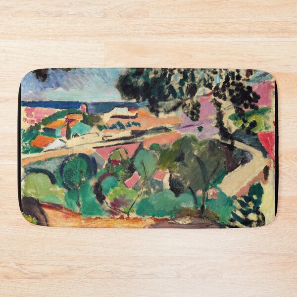 Item preview, Collioure Landscape by Henri Matisse: Fauvist Mediterranean Hillside Poster designed and sold by artofuniverse.