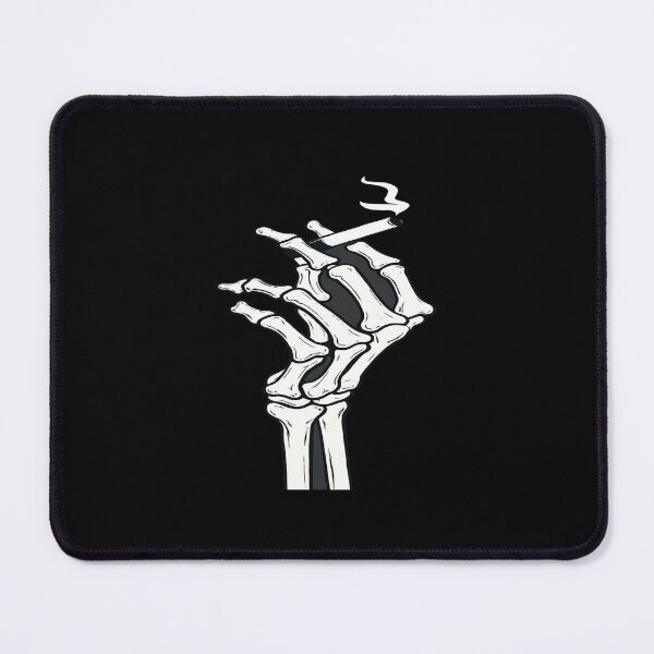 Item preview, Smoking Skeleton Hand Art – Dark Aesthetic Skull Illustration for Edgy Streetwear & Alt Decor designed and sold by Bright Nest Studio.