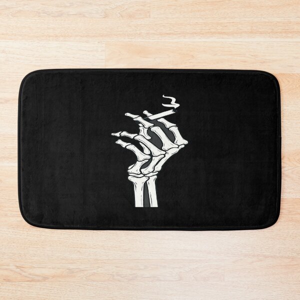 Item preview, Smoking Skeleton Hand Art – Dark Aesthetic Skull Illustration for Edgy Streetwear & Alt Decor designed and sold by Bright Nest Studio.