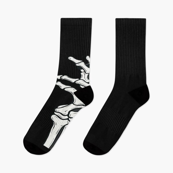 Item preview, Smoking Skeleton Hand Art – Dark Aesthetic Skull Illustration for Edgy Streetwear & Alt Decor designed and sold by Bright Nest Studio.