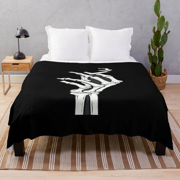 Item preview, Smoking Skeleton Hand Art – Dark Aesthetic Skull Illustration for Edgy Streetwear & Alt Decor designed and sold by Bright Nest Studio.