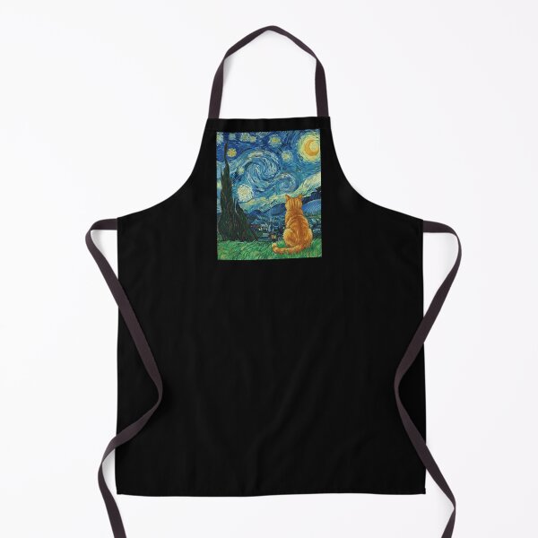Item preview, Starry Night Orange Cat Painting I designed and sold by Lemon Pepper.
