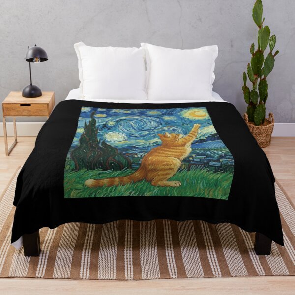 Item preview, Starry Night Orange Cat Painting II designed and sold by Lemon Pepper.