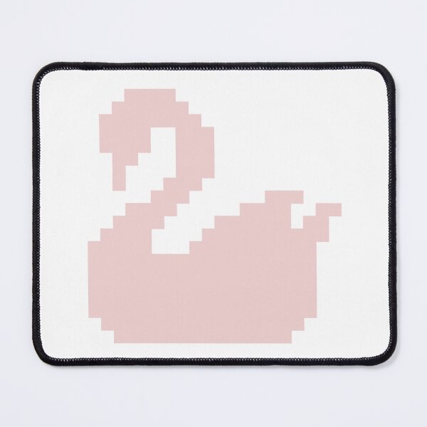 Item preview, pink pixel swan designed and sold by sweetb3rry.