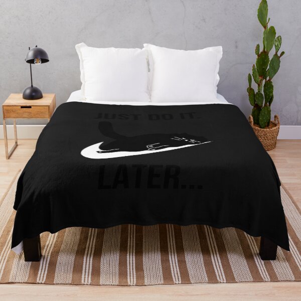 Item preview, Just Do It Later Black Cat designed and sold by Bucov.