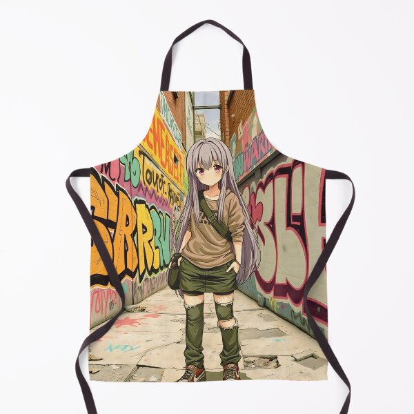 Item preview, Anime Character in Colorful Graffiti Street - Urban Art designed and sold by Chibifaceneko.