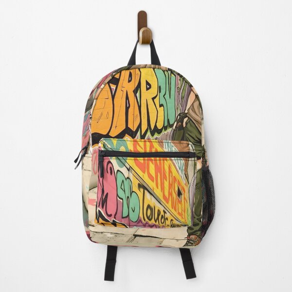 Item preview, Anime Character in Colorful Graffiti Street - Urban Art designed and sold by Chibifaceneko.
