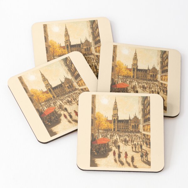 Item preview, A Travel Print of Munich - Germany designed and sold by StudioRedKoala.