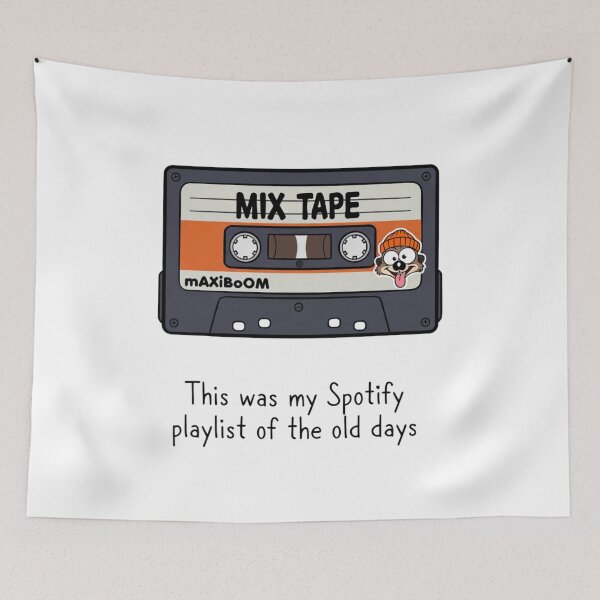 Item preview, Vintage Mix Tape – My Spotify Playlist of the Old Days – mAXiBoOM Original designed and sold by mAXiBoOM.