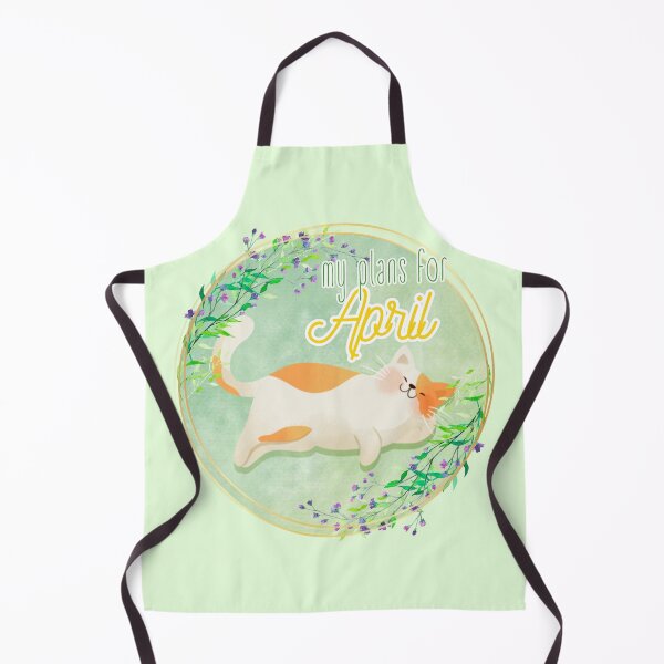 Item preview, My Plans for April Cat On The Grass designed and sold by SilverOutlining.
