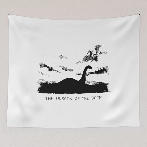 Item preview, The Shadow on the Loch - Loch Ness Monster Cryptid  designed and sold by bapupa.