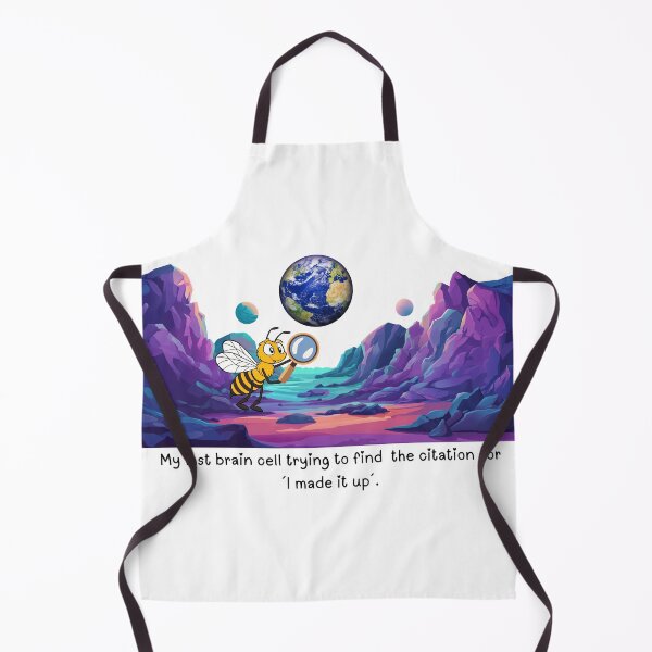 Item preview, My last Brain Cell I Made It up funny Space Bug designed and sold by Lynxaria.