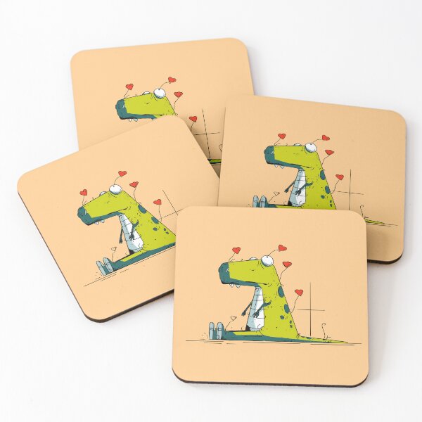 Item preview, Love-Struck Dino designed and sold by Bearabilia.