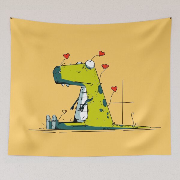 Item preview, Love-Struck Dino designed and sold by Bearabilia.