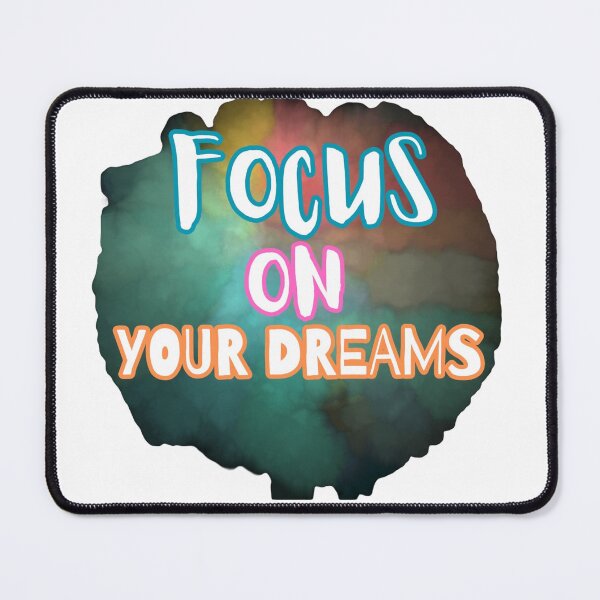 Item preview, Focus On Your Dreams – Inspirational Motivational Quote Design designed and sold by ZafTeez.