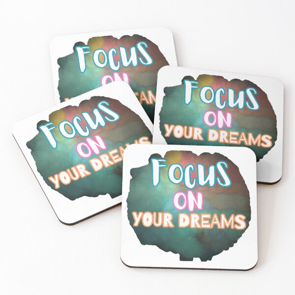 Item preview, Focus On Your Dreams – Inspirational Motivational Quote Design designed and sold by ZafTeez.