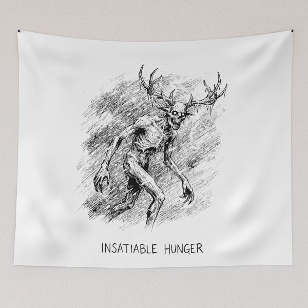Item preview, The Frozen Starvation - Wendigo Cryptid  designed and sold by bapupa.