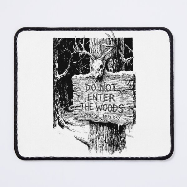 Item preview, Warning at the Treeline - Wendigo Cryptid designed and sold by bapupa.