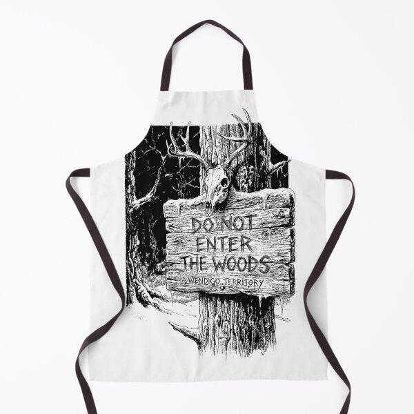 Item preview, Warning at the Treeline - Wendigo Cryptid designed and sold by bapupa.