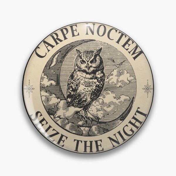 Item preview, Carpe Noctem Seize The Night | Vintage Owl Illustration designed and sold by VENOHA.