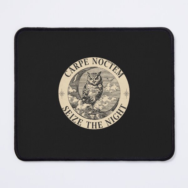 Item preview, Carpe Noctem Seize The Night | Vintage Owl Illustration designed and sold by VENOHA.