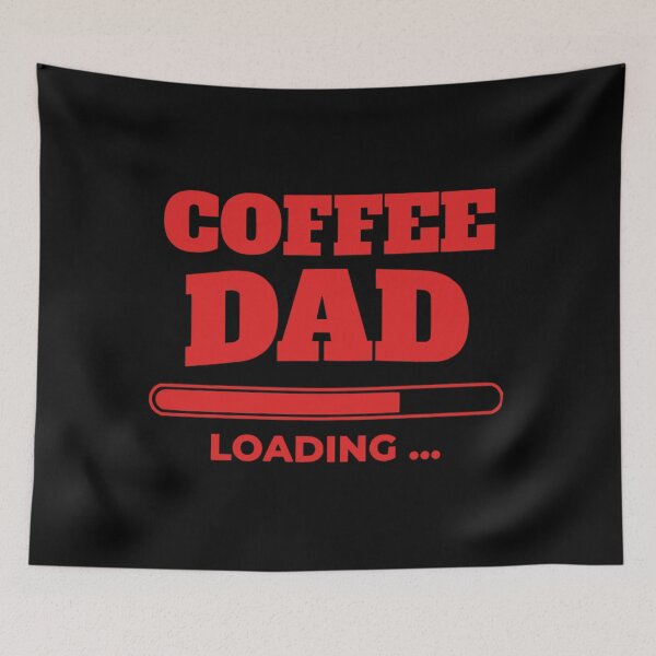 Item preview, coffee dad loading quote – funny dad coffee design designed and sold by Crownvibes.