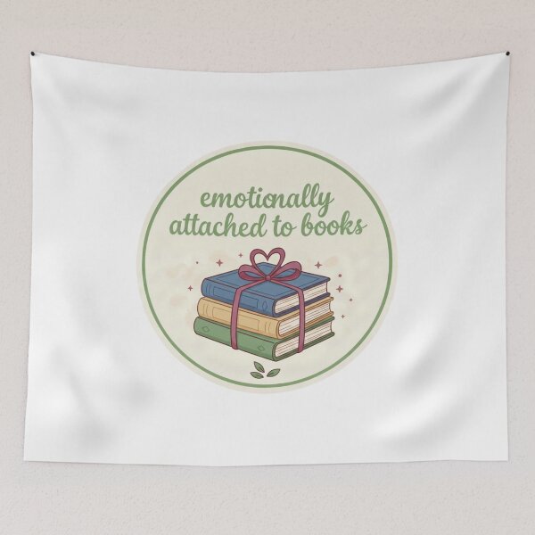 Item preview, emotionally attached to books designed and sold by YasminAnday.