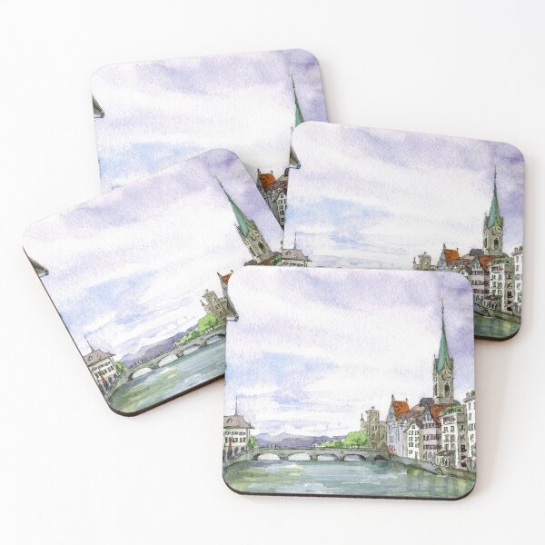 Item preview, Zurich view. Switzerland designed and sold by Colibri77.