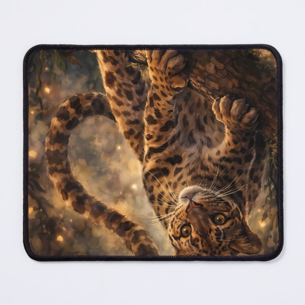 Item preview, Leopard Hanging from a Tree designed and sold by cuprum.