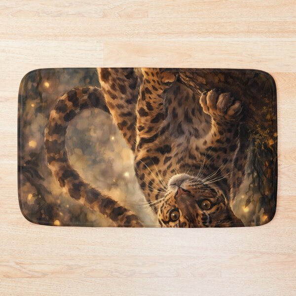 Item preview, Leopard Hanging from a Tree designed and sold by cuprum.