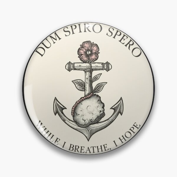 Item preview, Dum Spiro Spero While I Breathe I Hope | Dark Academia Latin designed and sold by VENOHA.