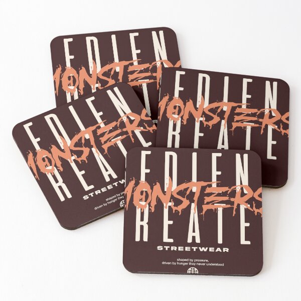 Item preview, Obedience Created Monsters – Dark Streetwear Quote designed and sold by Mammu-Fashion.