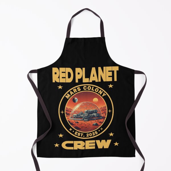 Item preview, Red Planet Mars Colony Crew Est. 2035 - Retro Futuristic Space Exploration Badge designed and sold by Jt41.