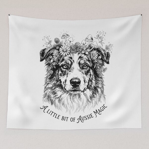 Item preview, Aussie Magic - Australian Shepherd Dog designed and sold by bapupa.
